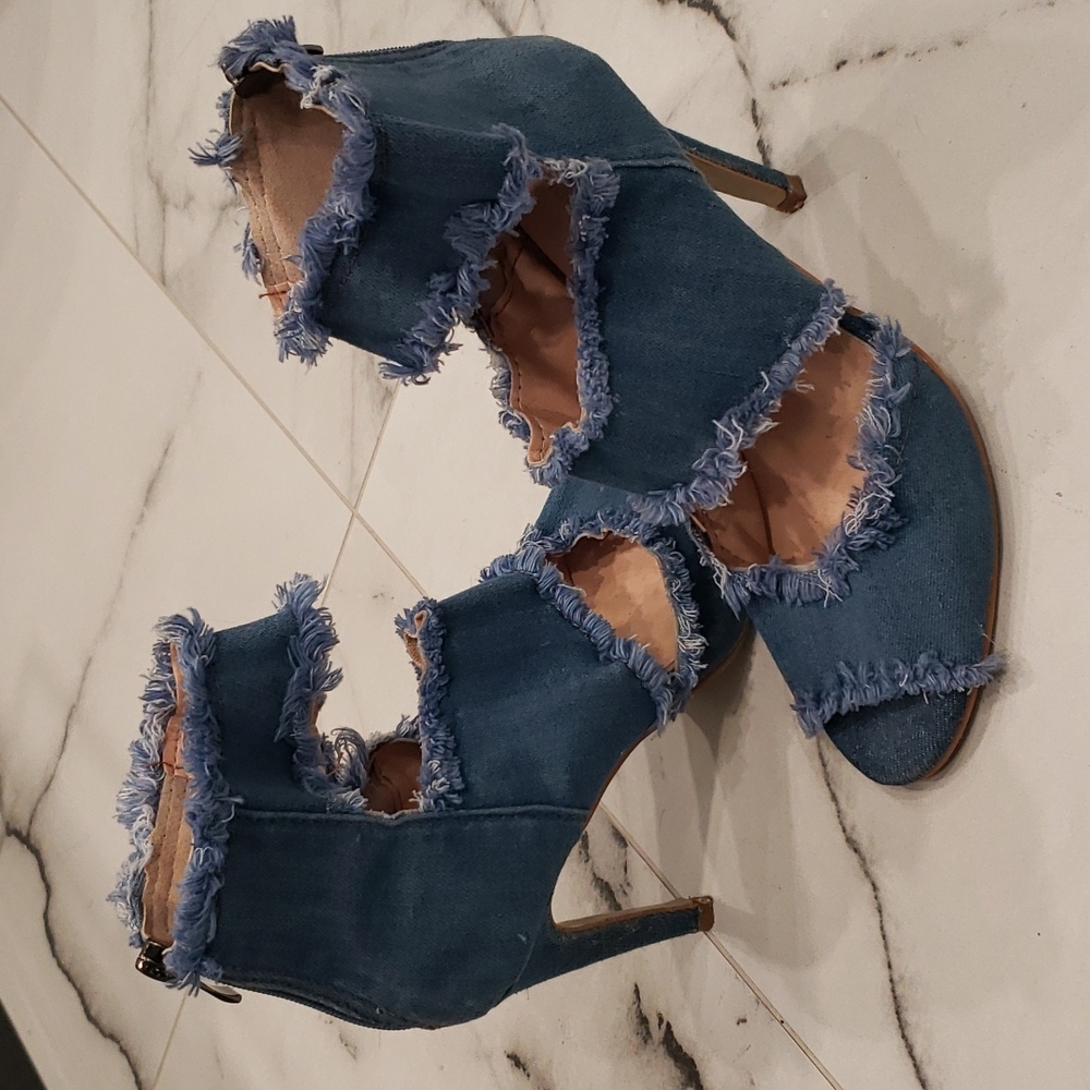 Ankle summer denim boots 👢